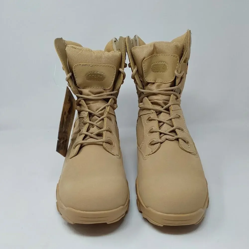 Delta Tactical Desert Tan Combat Boots Men's US 11 Military Hiking Cordura